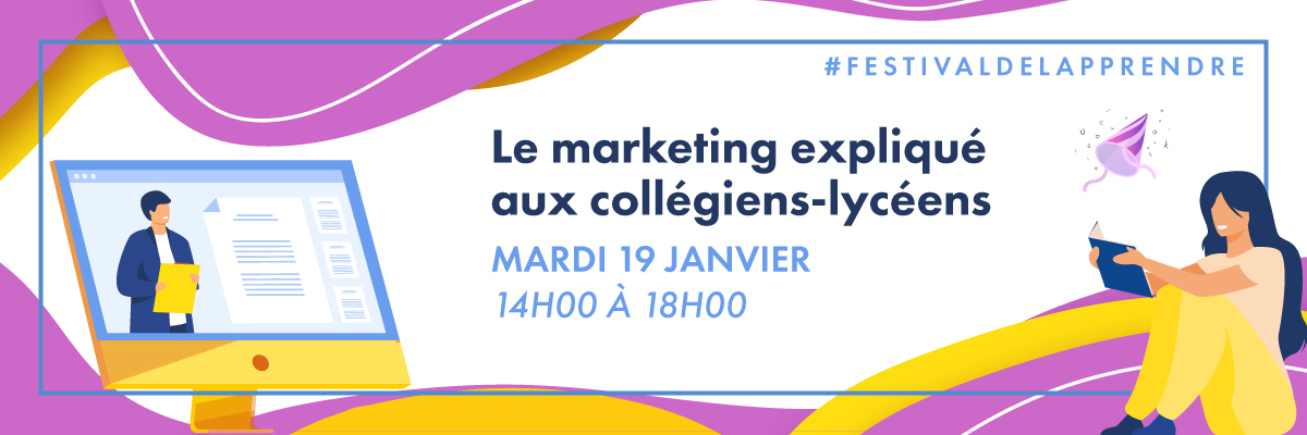 Atelier marketing festival de l'apprendre 2021