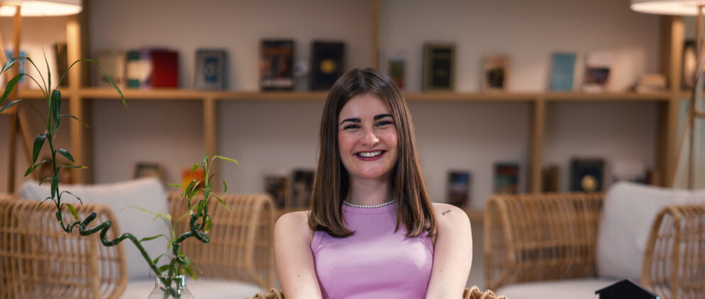 une étudiante de l'ISC Paris