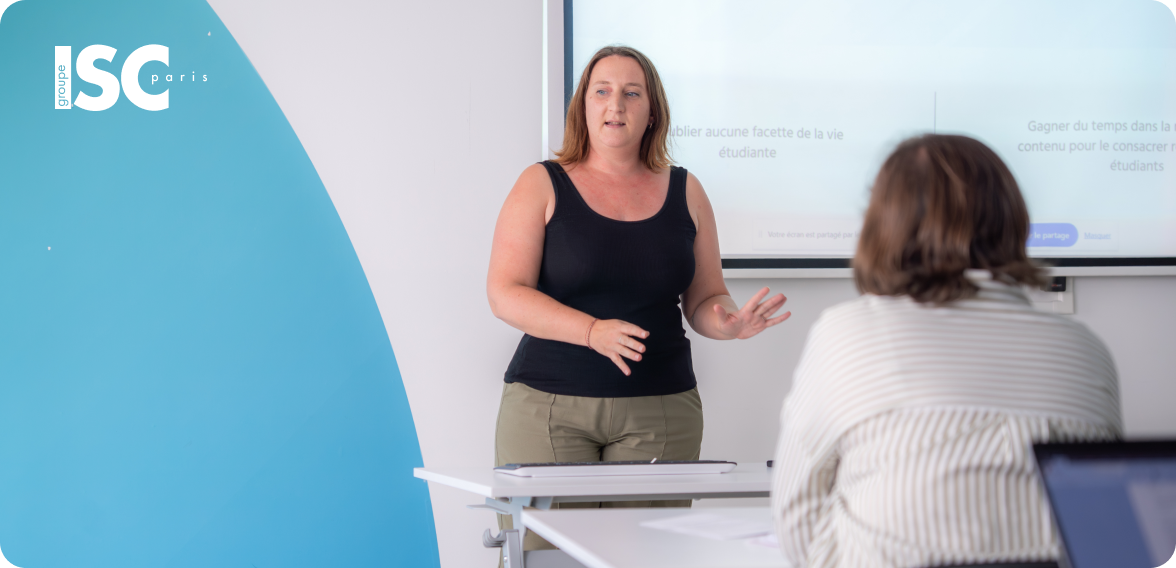 Concours IA de l’ISC Paris Mélodie Grégoire, responsable pédagogique à ISC Paris Orléans