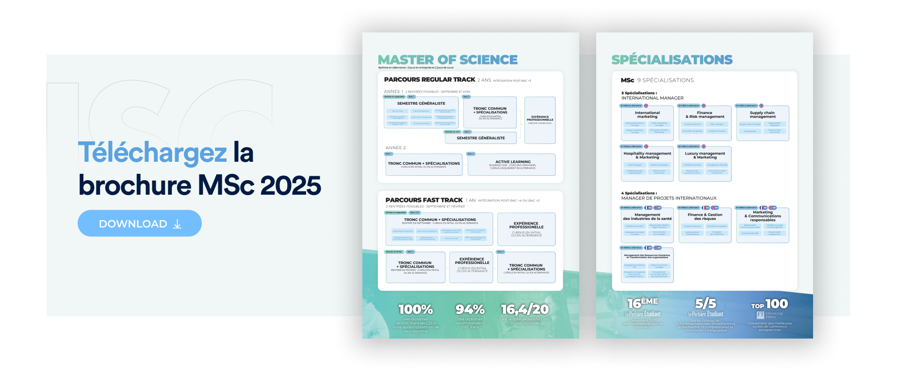 Brochure MSc ISC PARIS 2025